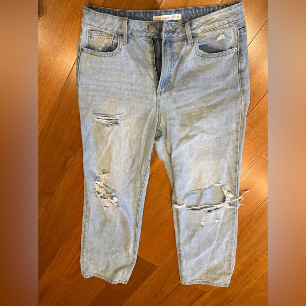 Altar'd State Light Blue Denim Jeans